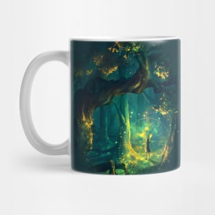 Green Night Forest Mug